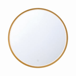 Buy gold Cerissa Outdoor (Damp) Mirror by Eurofase
