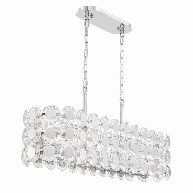 Perrene Chandelier by Eurofase