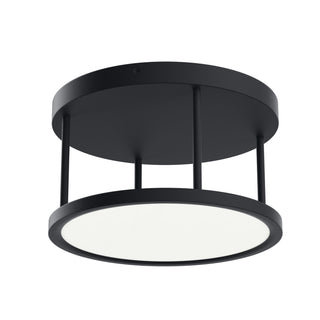 Buy matte-black Lavi Semi Flush Mount Ceiling Light by Kichler