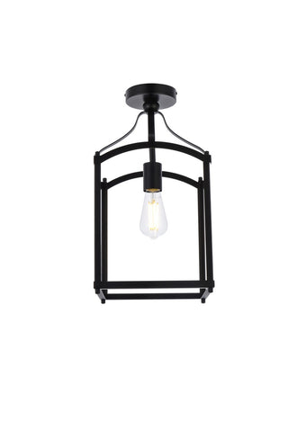 Buy black Janet Outdoor (Damp) Flush Mount Light by Elegant Lighting