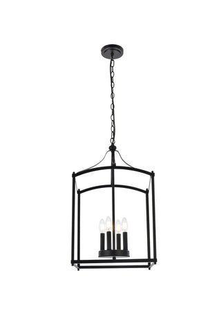 Buy black Janet Outdoor (Damp) Pendant by Elegant Lighting