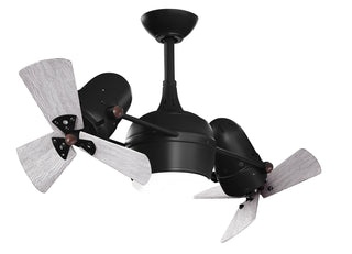 Buy matte-black-finish-with-barn-wood-tone-blades Dagny Ceiling Fan by Matthews Fan Company