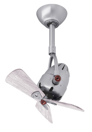 Buy brushed-nickel-finish-with-barn-wood-tone-blades Diane Ceiling Fan by Matthews Fan Company
