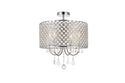 Elise Flush Mount Ceiling Light by Elegant Lighting
