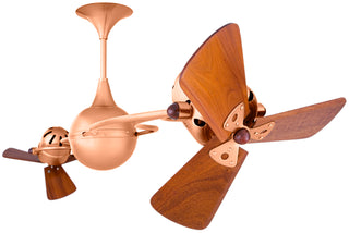 Buy brushed-copper-finish-with-mahogany-tone-blades 6-Blades Italo Ventania Matthews Fan Company by Matthews Fan Company