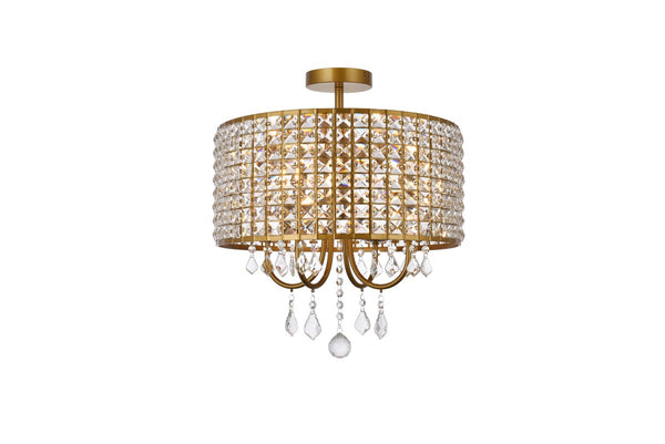 Elise Flush Mount Ceiling Light by Elegant Lighting
