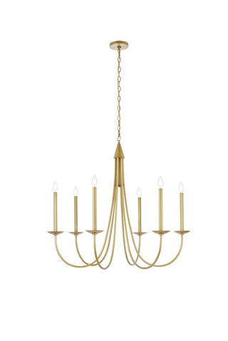 Buy brass Cohen Pendant by Elegant Lighting
