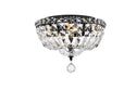 Tranquil Outdoor (Damp) Flush Mount Ceiling Light by Elegant Lighting