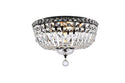 Tranquil Outdoor (Damp) Flush Mount Ceiling Light by Elegant Lighting