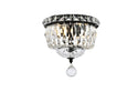 Tranquil Outdoor (Damp) Flush Mount Ceiling Light by Elegant Lighting