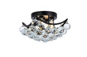 Corona Outdoor (Damp) Flush Mount Ceiling Light by Elegant Lighting