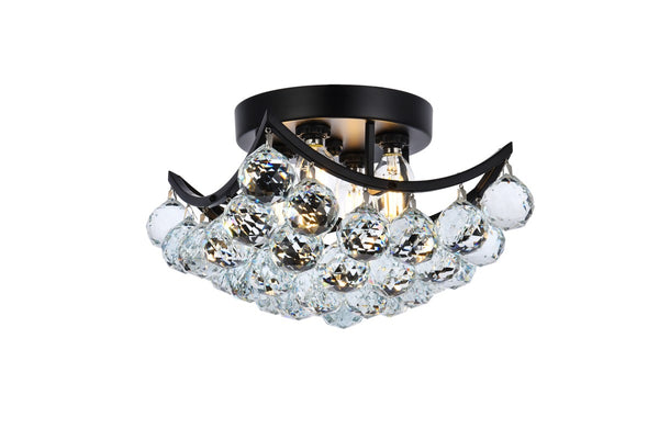 Corona Outdoor (Damp) Flush Mount Ceiling Light by Elegant Lighting