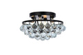 Corona Outdoor (Damp) Flush Mount Ceiling Light by Elegant Lighting
