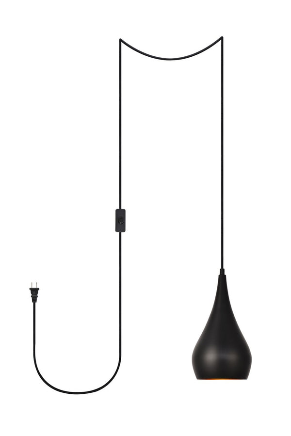 Nora Outdoor (Damp) Pendant by Elegant Lighting