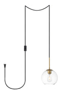 Baxter Outdoor (Damp) Pendant by Elegant Lighting