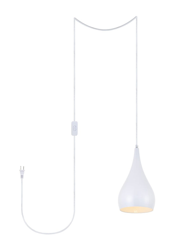 Nora Outdoor (Damp) Pendant by Elegant Lighting