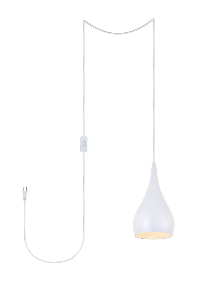 Nora Outdoor (Damp) Pendant by Elegant Lighting