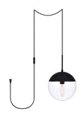 Eclipse Outdoor (Damp) Pendant by Elegant Lighting