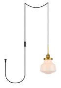 Lye Outdoor (Damp) Pendant by Elegant Lighting