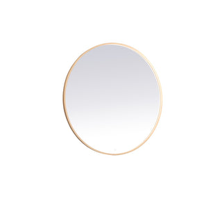 Buy brass-and-clear-seedy-shade Pier LED Mirror by Elegant Lighting