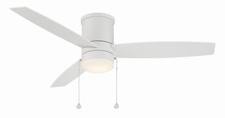 Buy matte-white Atlantis Hugger Ceiling Fan by W.A.C. Lighting