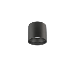 Buy black-and-clear-shade Downtown Flush Mount Ceiling Light by W.A.C. Lighting