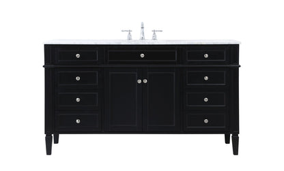 Elegant Lighting-VF12560BK image