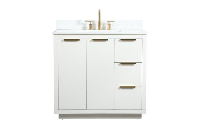 Elegant Lighting-VF19436WH-BS|MAIN