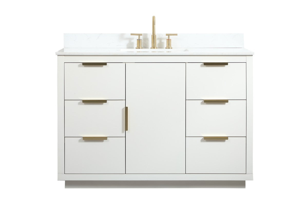 Elegant Lighting-VF19448WH-BS|MAIN
