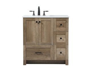 Buy natural-oak Soma Vanity by Elegant Lighting