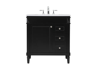 Buy black Bennett Vanity by Elegant Lighting