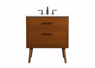Buy teak Boise Vanity by Elegant Lighting