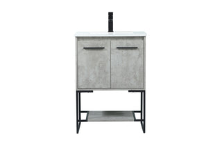 Buy concrete-grey Sloane Vanity by Elegant Lighting