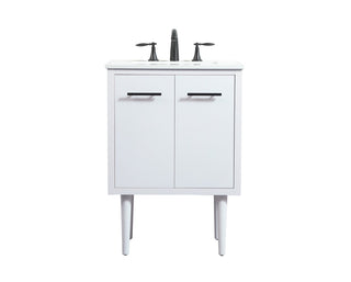 Buy white Cyrus Vanity by Elegant Lighting
