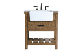 Buy driftwood Clement Vanity by Elegant Lighting