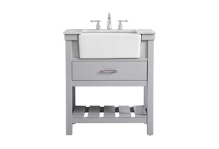 Buy grey Clement Vanity by Elegant Lighting