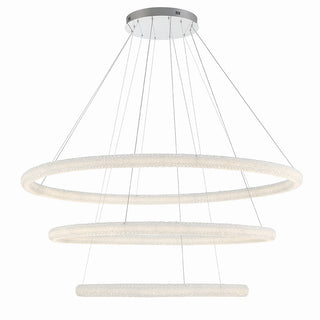 Buy chrome Sassi Chandelier by Eurofase