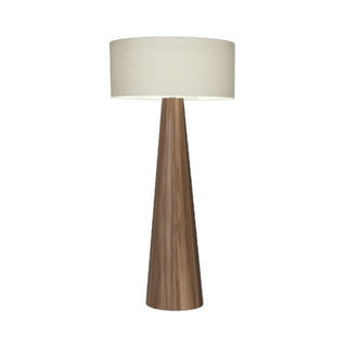 Buy american-walnut Conical Outdoor (Damp) Floor Lamp by Accord Lighting