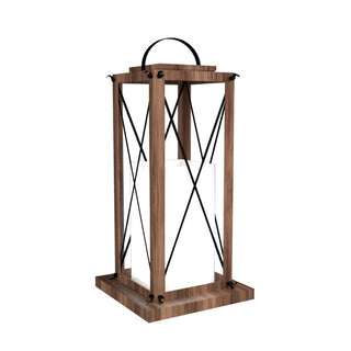 Buy american-walnut Clean Outdoor (Damp) Floor Lamp by Accord Lighting