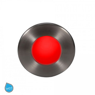 Buy brushed-nickel-and-red-shade Led Cir Step and Wall Light by W.A.C. Lighting