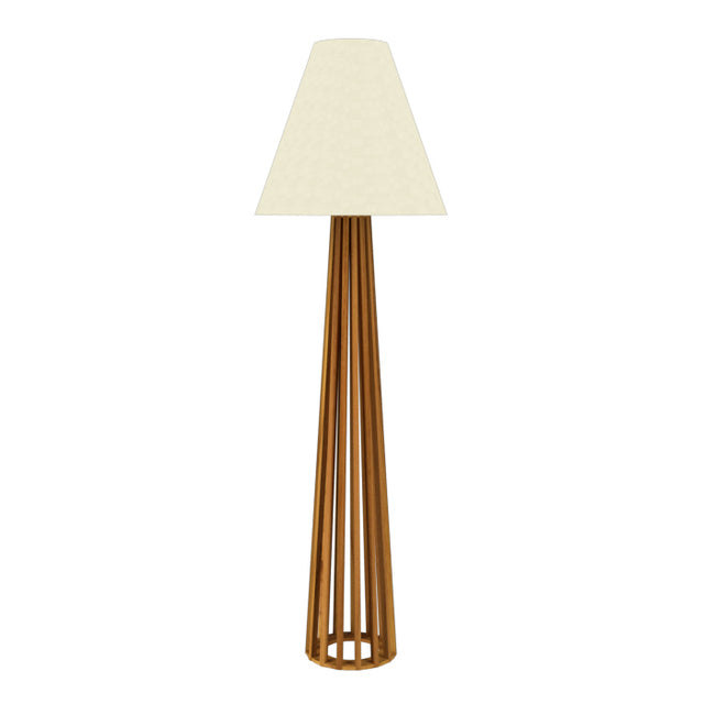 Slatted Outdoor (Damp) Floor Lamp by Accord Lighting
