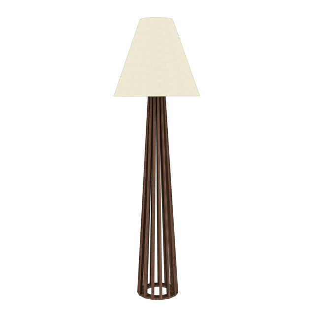 Slatted Outdoor (Damp) Floor Lamp by Accord Lighting