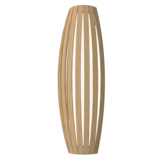 Buy maple-and-beige-tan-shade Barrel Outdoor (Damp) Wall Lamp by Accord Lighting