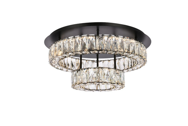 Monroe Flush Mount Ceiling Light by Elegant Lighting