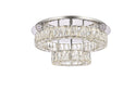 Monroe Flush Mount Ceiling Light by Elegant Lighting