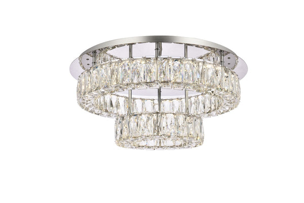 Monroe Flush Mount Ceiling Light by Elegant Lighting