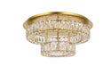 Monroe Flush Mount Ceiling Light by Elegant Lighting