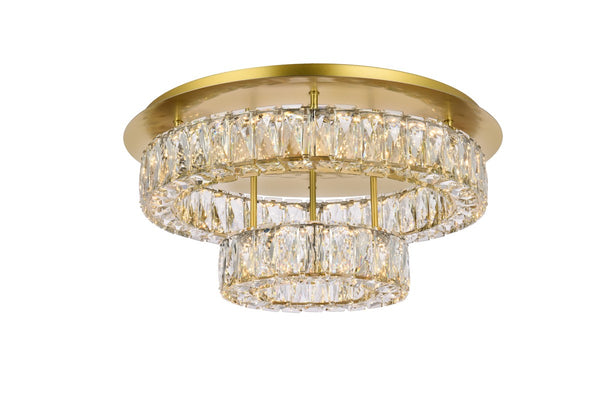 Monroe Flush Mount Ceiling Light by Elegant Lighting