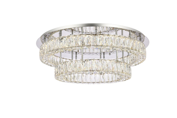 Monroe Flush Mount Ceiling Light by Elegant Lighting