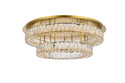 Monroe Flush Mount Ceiling Light by Elegant Lighting